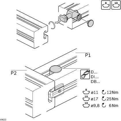 Quick connector n10 0°