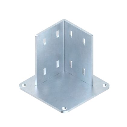 Base plate 90x90, steel (pied)