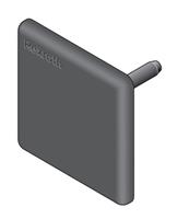 Cap cover, 45x45, ESD Noir