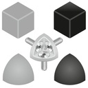 Cache W45x45, Gris (cube)
