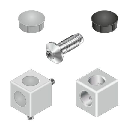 Cubic joint 45/2 set