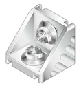 Gusset 45x45 set (with mounting hardware)