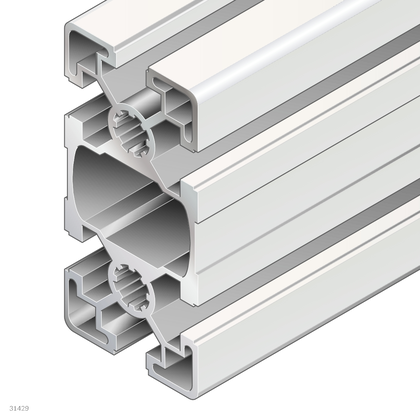 Profilé 45x90L, L=6070-6170mm long