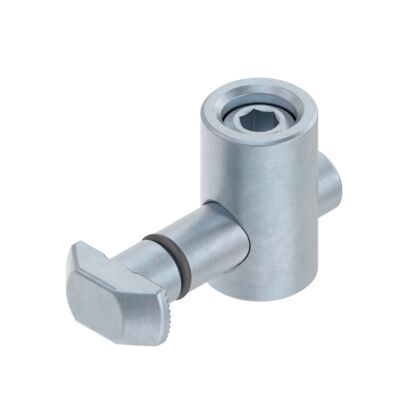 Quick connector, N10, 90°, zinc plated