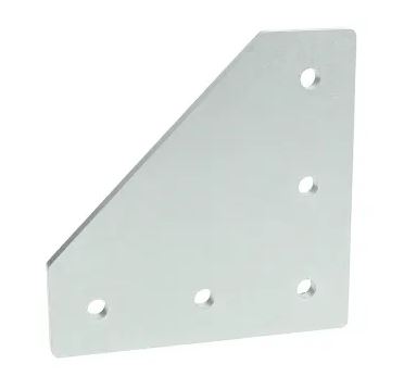 Plaque de jonction en L pour série 45 mm