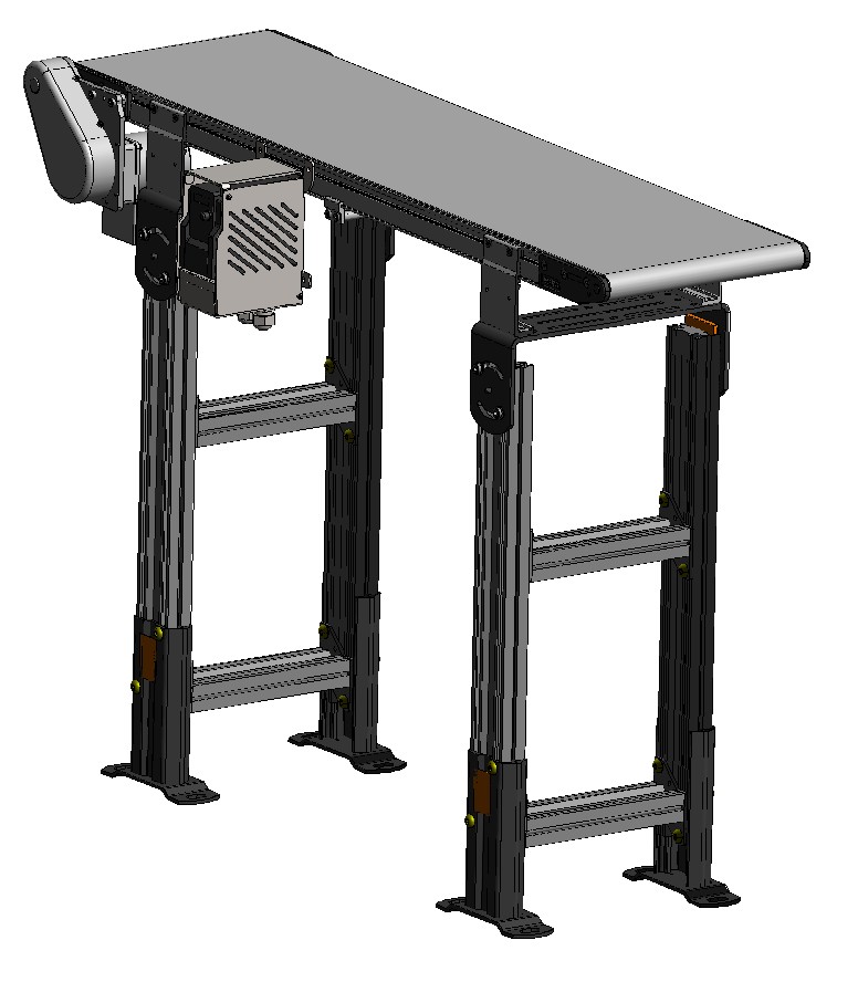 Convoyeur Complet, 12" x 6' long, 2200 "End-Drive" Pos. A