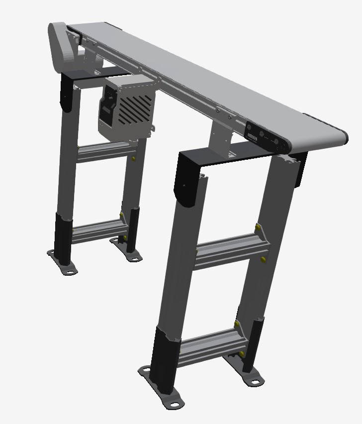 Convoyeur Complet, 6" x 8' long, 2200 "End-Drive" Pos. A