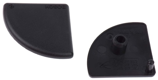[3842548801] Cap cover 45x45L R, noir ESD