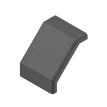 [3842548863] Cap cover gusset 45x45 esd black