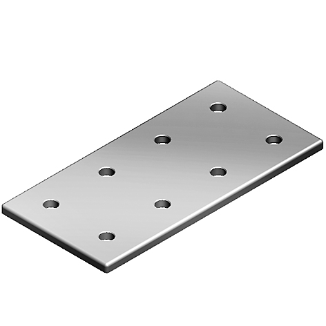[PF-1776] Plaque de connection rectangulaire 90x180
