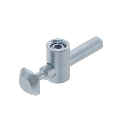[3842535635] Quick connector, N10, bendable, end-to-slot, acier galvanisé