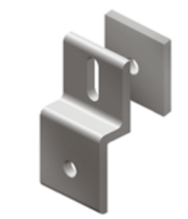 [PF-10586] Fixation panneau grillagé (Kit) - 45mm